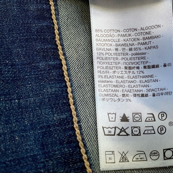 SOLD Levi’s 720 High Rise Super Skinny Distressed Jeans Size 28 - Picture 9 of 9